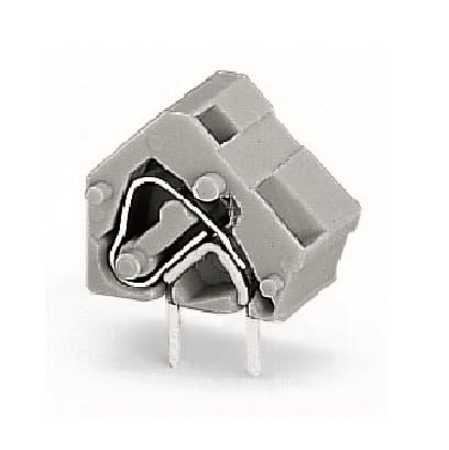 WAGO PCB Terminal Block, 1-Contact, 10/10.16mm Pitch, Through Hole Mount, 1-Row [236-601]; 240-7777