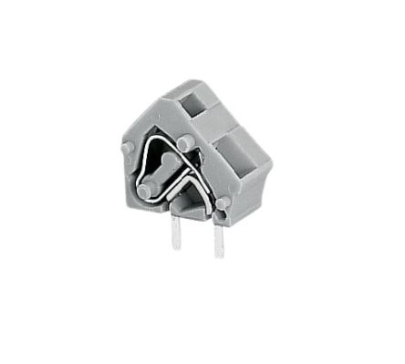 WAGO PCB Terminal Block, 1-Contact, 7.5/7.62mm Pitch, Through Hole Mount, 1-Row [236-754]; 240-7779