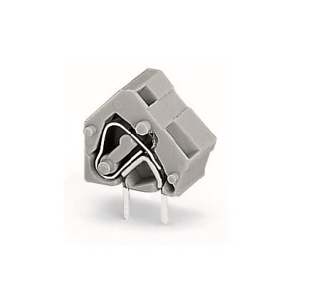 WAGO PCB Terminal Block, 1-Contact, 10/10.16mm Pitch, Through Hole Mount, 1-Row [236-766]; 240-7782