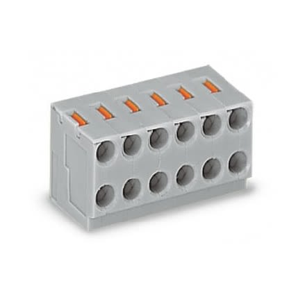 WAGO PCB Terminal Block, 3-Contact, 3.5mm Pitch, PCB Mount, 1-Row [252-103]; 240-7785
