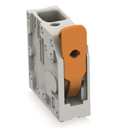 WAGO PCB Terminal Block, 1-Contact, 7.5mm Pitch, Through Hole Mount, 1-Row [2606-3101]; 240-7809