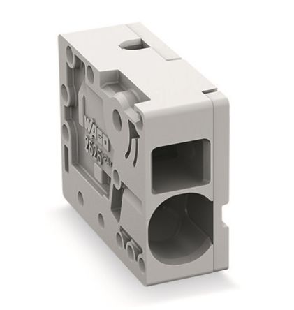 WAGO PCB Terminal Block, 1-Contact, 7.5mm Pitch, Feed Through Mount, 1-Row [2626-1101]; 240-7825