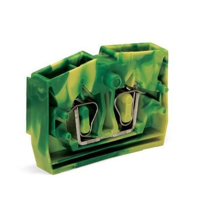 WAGO 264-307 264 Series Green/Yellow, 2.5mm², Single-Level, Cage Clamp Termination [264-307]; 240-7837
