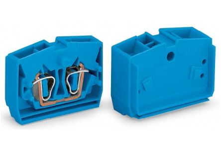 WAGO 264-334 264 Series Blue, 2.5mm², Single-Level, Cage Clamp Termination, ATEX, IECEx [264-334]; 240-7838