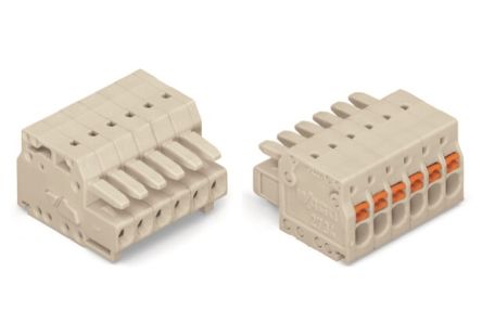WAGO, 3.5mm Pitch, 3 Way, Pluggable Terminal Block, Plug, Through Hole, 2734-103 [2734-103]; 240-7854