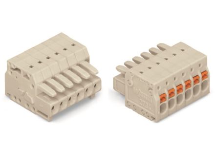 WAGO, 3.5mm Pitch, 10 Way, Pluggable Terminal Block, Plug, Through Hole, 2734-110 [2734-110]; 240-7860