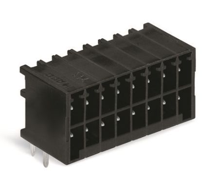 WAGO, 3.5mm Pitch, 713, 8 Way, Pluggable Terminal Block, Header, 713-1424 [713-1424]; 240-7892