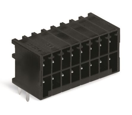 WAGO, 3.5mm Pitch, 713, 10 Way, Pluggable Terminal Block, Header, 713-1425 [713-1425]; 240-7893