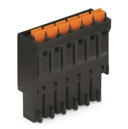 WAGO, 3.5mm Pitch, 4 Way, Pluggable Terminal Block, Plug, 714-104 [714-104]; 240-7900