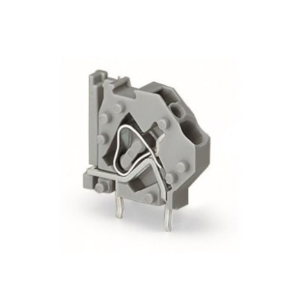 WAGO PCB Terminal Block, 1-Contact, 5mm Pitch, Through Hole Mount, 1-Row [745-804]; 240-7926