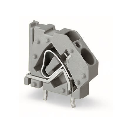 WAGO PCB Terminal Block, 1-Contact, 7.5mm Pitch, Through Hole Mount, 1-Row [745-831]; 240-7927