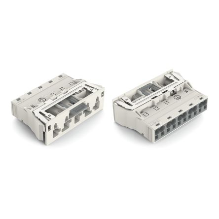 Wago Male Plug, 10mm Pitch, 5 Way, 1 Row [770-735/007-000]; 240-7955