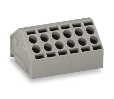 WAGO PCB Terminal Block, 3-Contact, 5mm Pitch, PCB Mount, 1-Row [806-103]; 240-7987