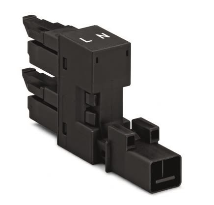 WAGO 890 Series, 2-Pole, Female, 1(Input), 2(outputs)-Way [890-1634]; 240-8037