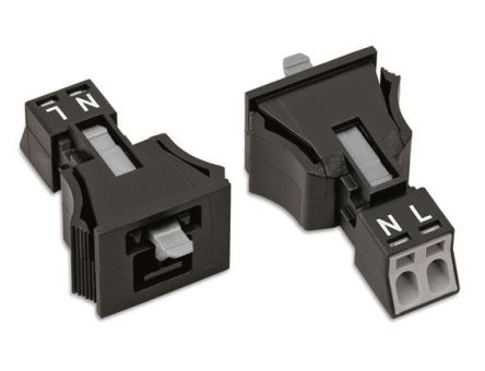 Wago Male Plug, 4.4mm Pitch, 2 Way, 1 Row [890-712]; 240-8044
