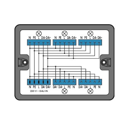 WAGO Distribution Board, 5 Way, 25 A [899-631/313-000]; 240-8060