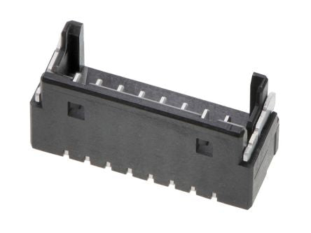 Molex OneBlade Series Vertical Surface PCB Header, 8 Contact(s), 1 mm Pitch, 2 Row(s), Shrouded [214094-0080]; 240-8476