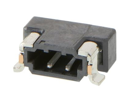 Molex Zero-Hachi Series Right Angle Surface PCB Header, 2 Contact(s), 0.8 mm Pitch, 1 Row(s), Shrouded [214721-0020]; 240-8485