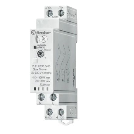 Finder 1 Way Dimmer Switch 30A, 230V ac, 400W [15.11.8.230.0400]; 240-9420
