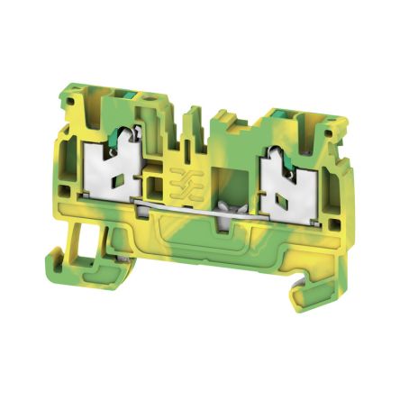 Weidmuller 2674560000 AS2C 2.5 PE Series Green/Yellow, 1-Level, Snap In Termination [2674560000]; 241-0401