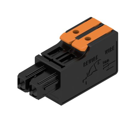 Weidmuller Female PCB Connector Housing, 5mm Pitch, 2 Way, 1 Row [2790390000]; 241-0429