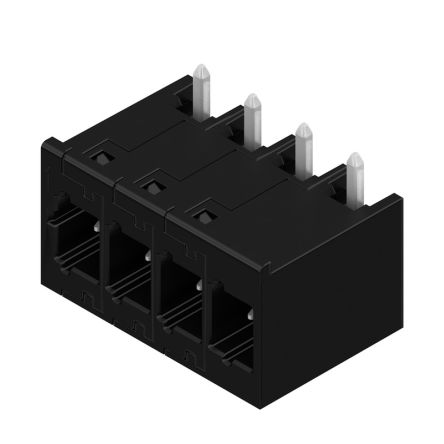 Weidmuller Male PCB Connector Housing, 5mm Pitch, 4 Way, 1 Row [8000072506]; 241-0441
