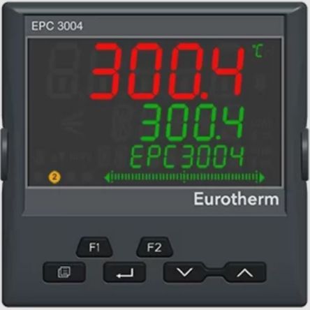 Eurotherm EPC3004 Panel Mount PID Controller, 96 x 96mm 1 Input 1 Relay, 4 Digital I/O, 24 V ac/dc Supply Voltage PID [EPC3004CCVL/X/X/X/E4]; 241-0716