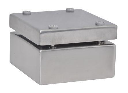 RS PRO 304 Stainless Steel Enclosure, IP66, 100 mm x 100 mm x 61mm [0]; 241-0776