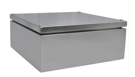 RS PRO 304 Stainless Steel Enclosure, IP66, 300 mm x 300 mm x 121mm [0]; 241-0777