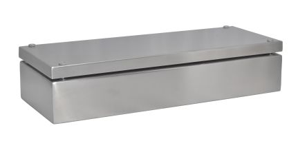 RS PRO 304 Stainless Steel Enclosure, IP66, 400 mm x 150 mm x 81mm [0]; 241-0780