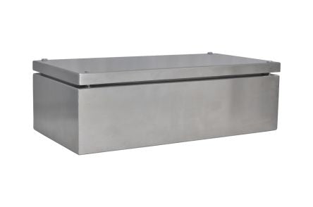 RS PRO 304 Stainless Steel Enclosure, IP66, 400 mm x 200 mm x 121mm [0]; 241-0781