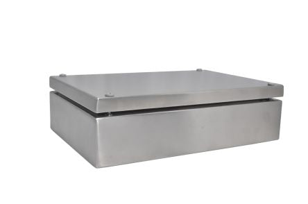 RS PRO 304 Stainless Steel Enclosure, IP66, 300 mm x 200 mm x 81mm [0]; 241-0792