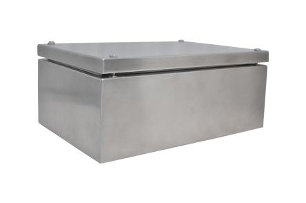 RS PRO 304 Stainless Steel Enclosure, IP66, 300 mm x 200 mm x 121mm [0]; 241-0793