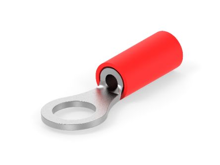 TE Connectivity, PIDG Insulated Ring Terminal, M5 Stud Size [130005]; 241-1315