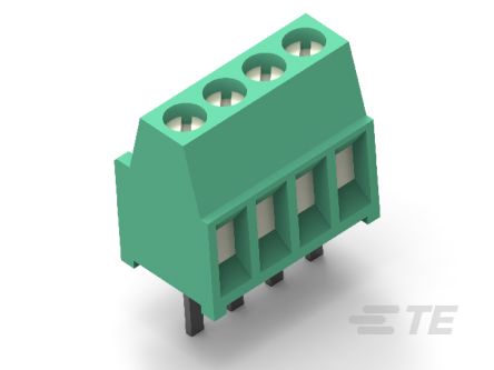 TE Connectivity PCB Terminal Block, 7-Contact, 2.54mm Pitch, Board Mount, 1-Row [282834-7]; 241-1335