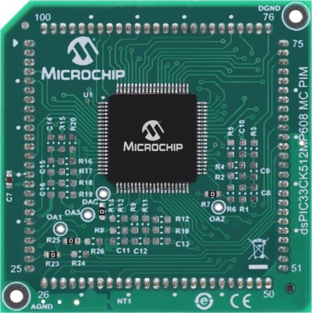 Microchip dsPIC33CK512MP608 EXT MC PIM Power Management for dsPIC33CK512MP608 for dsPIC33CK512MP608 EXT MC PIM [EV64G19A]; 241-2229