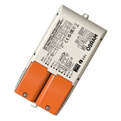 Osram LED Driver, 15-54V Output, 58W Output, 600-1400mA Output, Constant Current [OTI-DALI-60/220-240/1A4-NFC-I]; 241-2369