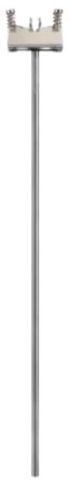 Jumo PT100 Temperature Probe, 6mm Dia, 130mm Long, 2 Wire, Class B +400°C Max [909740/10-402-1003-1-6-130/000]; 241-2706