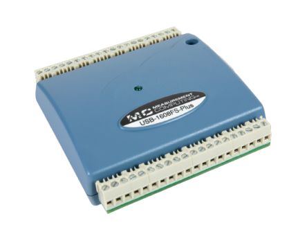 Digilent MCC USB-1608FS-Plus Data Acquisition, 8 SE simultaneous analog inputs Channel(s), USB, 100ksps, 16 bit [6069-410-015]; 241-4289