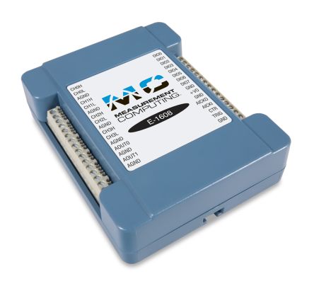Digilent MCC E-1608 Data Acquisition, 8 SE/4 DIFF Channel(s), Ethernet, 250ksps, 16 bit [6069-410-016]; 241-4290