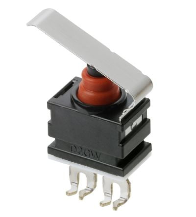 Omron Hinge Lever Subminiature Micro Switch, Quick Connect Terminal, 1 mA, SPST -NC, IP67 [D2GW-A1L2F]; 241-5004