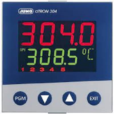 Jumo JUMO dTRON 304 Surface Mount Controller, 96 x 96mm 3 Input, 4 Output Relay, 240 V Supply Voltage [703044/181-200-23/000]; 241-5065