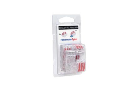 HellermannTyton Wire Splice Wire Splice Connector, Insulated 28 → 14 AWG [HCRN-3-BLISTER]; 241-8651