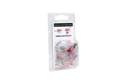 HellermannTyton Wire Splice Wire Splice Connector, Insulated 28 → 14 AWG [HCRN-5-BLISTER]; 241-8653