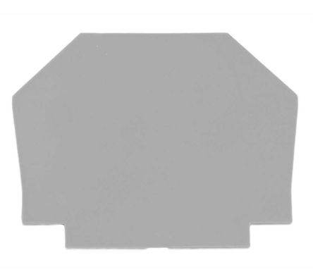 RS PRO End Plate for Use with Feed Through Terminal Block [0]; 242-0463