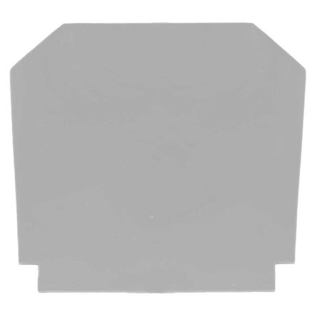 RS PRO End Plate for Use with Feed Through Terminal Block [0]; 242-0465