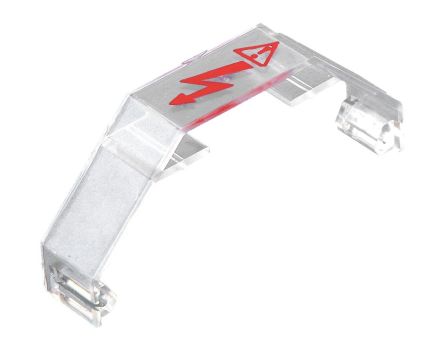 RS PRO Clear Cover for Use with Feed Through Terminal Blocks 10 AWG [0]; 242-0467