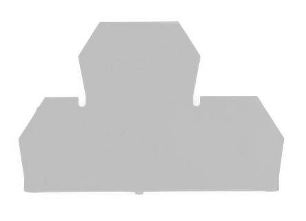 RS PRO End Plate for Use with Feed Through Terminal Block [0]; 242-0471