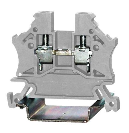 RS PRO Grey, Single-Level, Cage Clamp Termination [0]; 242-0476