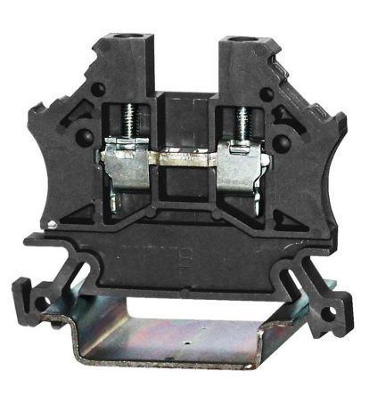 RS PRO Black, Single-Level, Cage Clamp Termination [0]; 242-0477